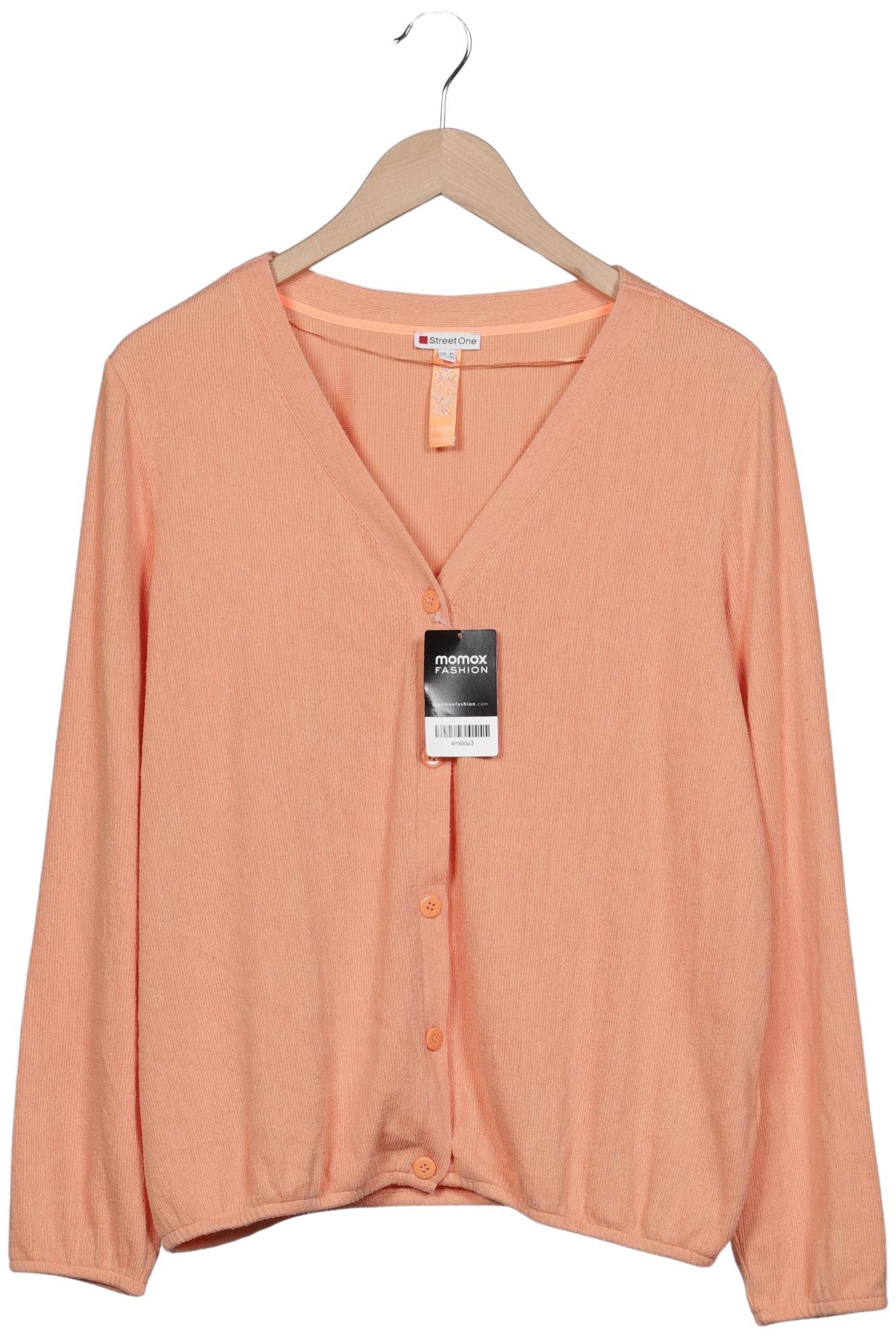 

Street One Damen Strickjacke, orange, Gr. 42