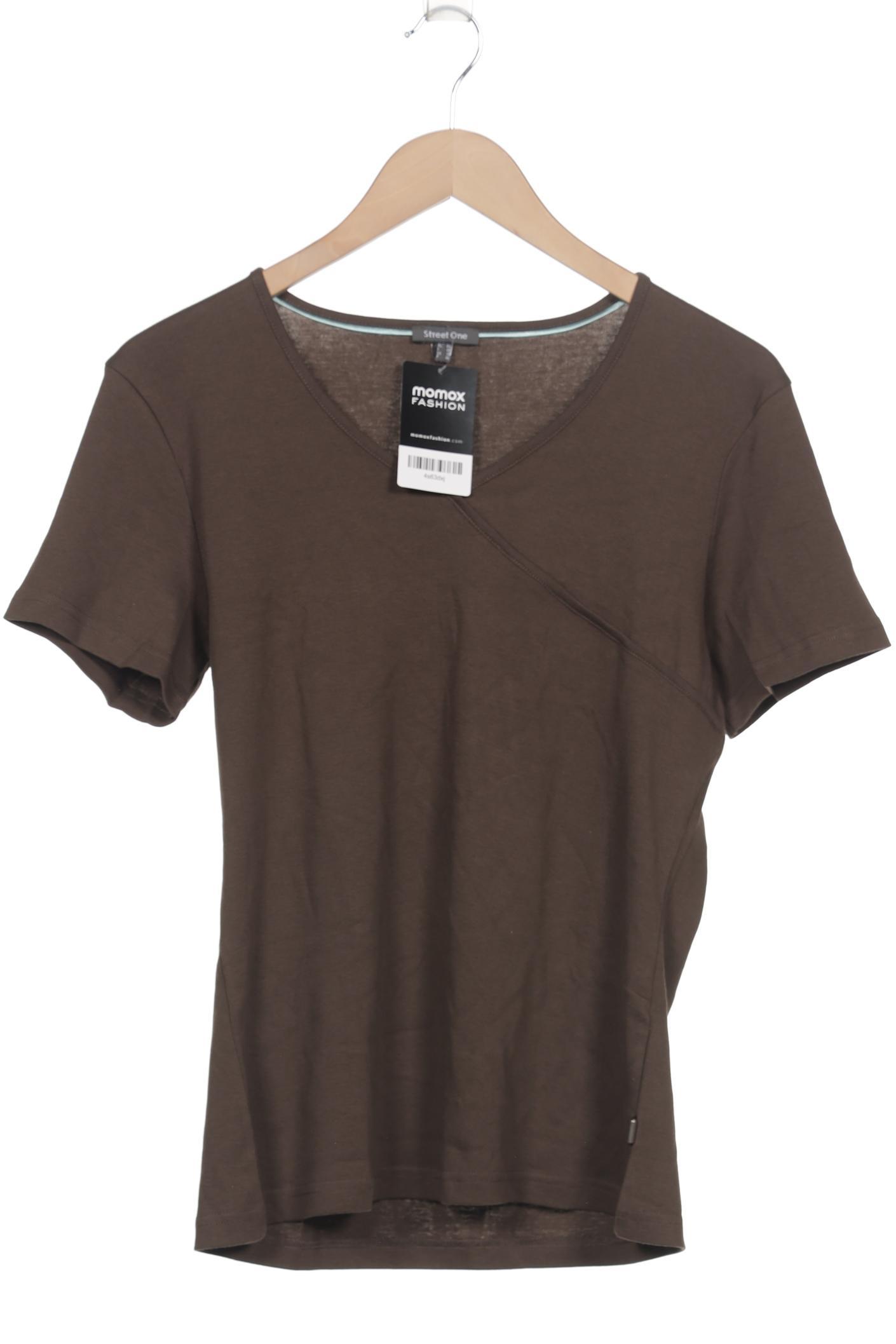 

Street One Damen T-Shirt, braun, Gr. 44