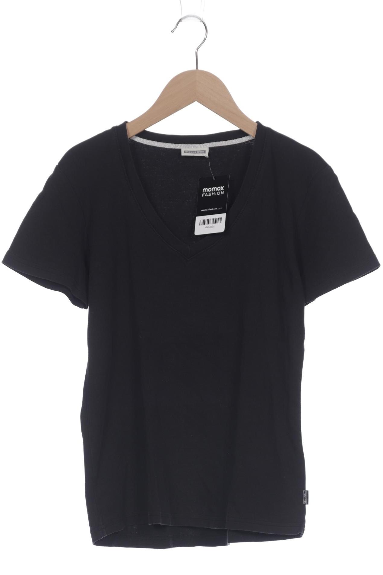 

Street One Damen T-Shirt, schwarz, Gr. 42