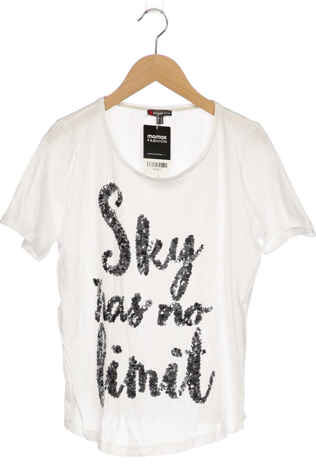 

Street One Damen T-Shirt, weiß, Gr. 38