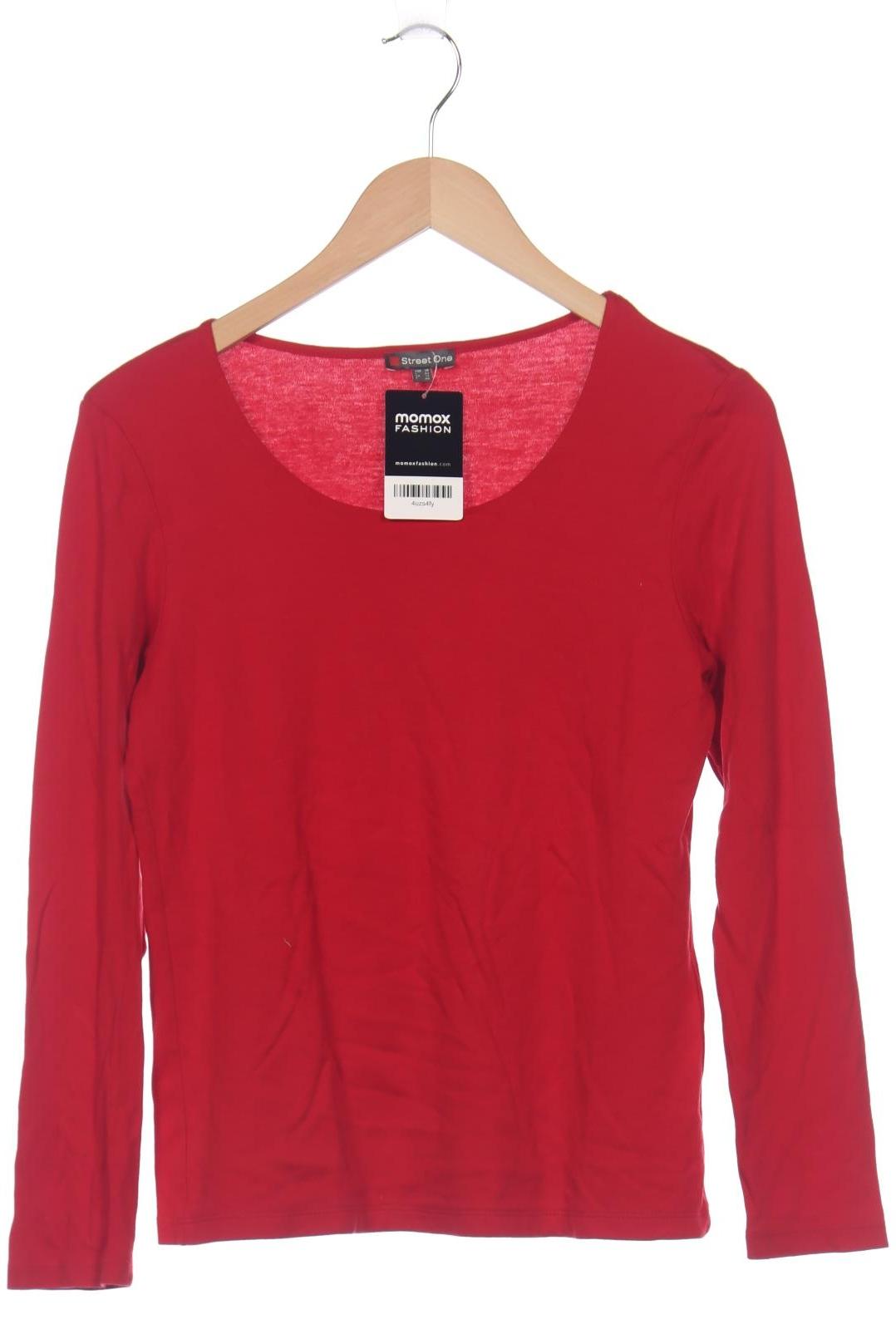 

Street One Damen Langarmshirt, rot, Gr. 38