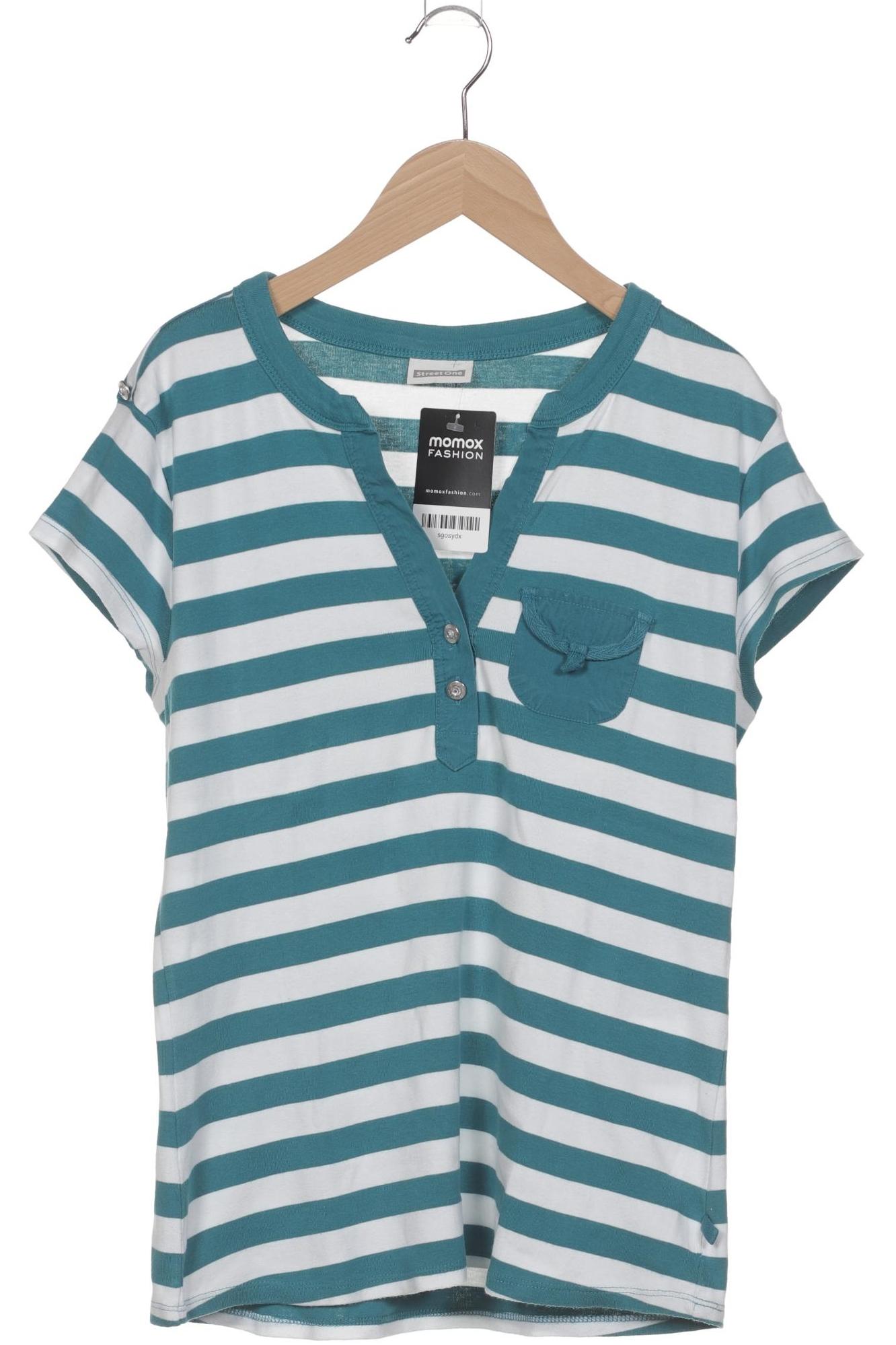 

Street One Damen T-Shirt, türkis, Gr. 42