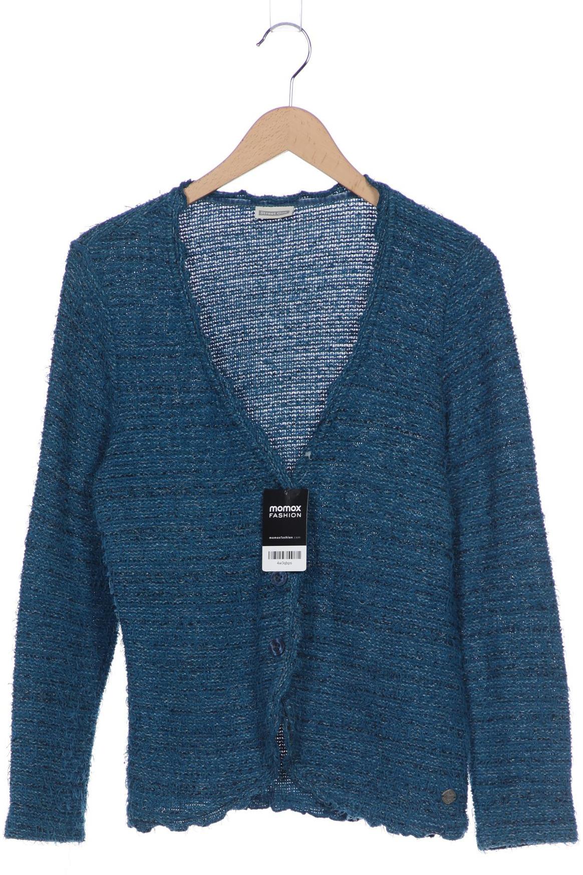 

Street One Damen Strickjacke, blau, Gr. 38