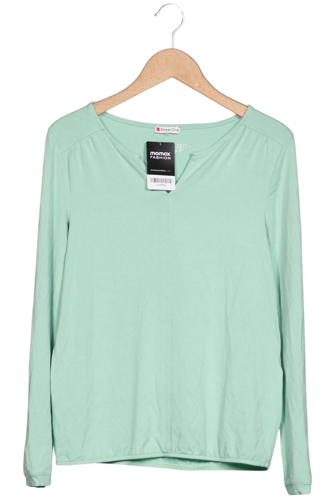 

Street One Damen Langarmshirt, hellgrün, Gr. 38