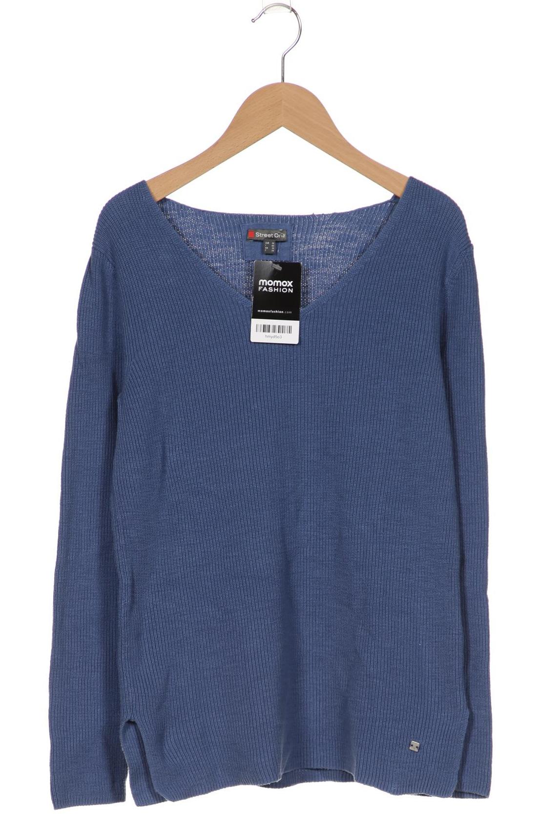 

Street One Damen Pullover, blau, Gr. 36
