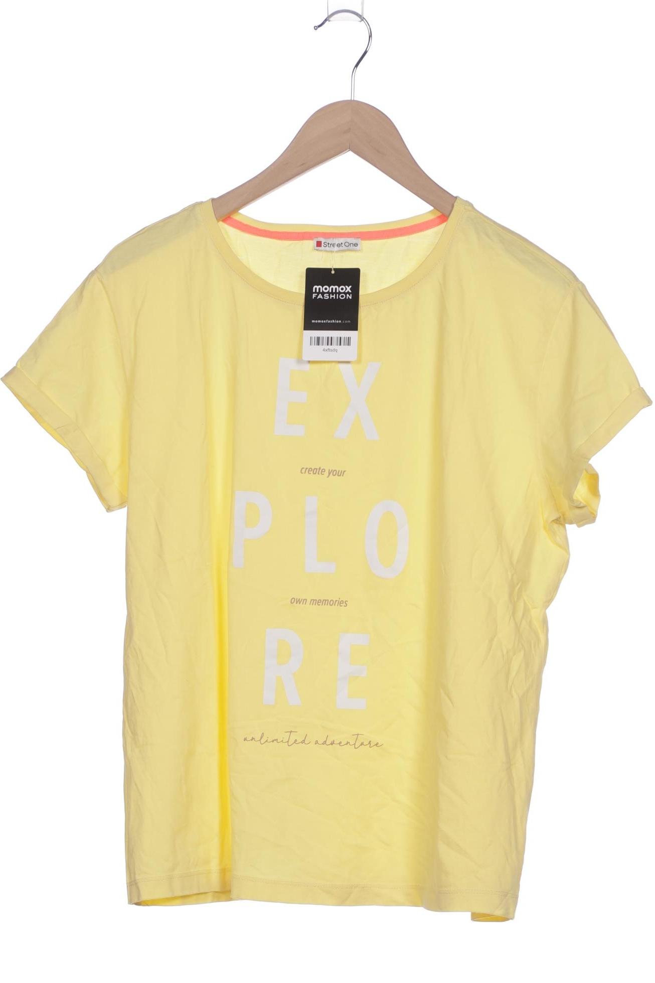 

Street One Damen T-Shirt, gelb, Gr. 42