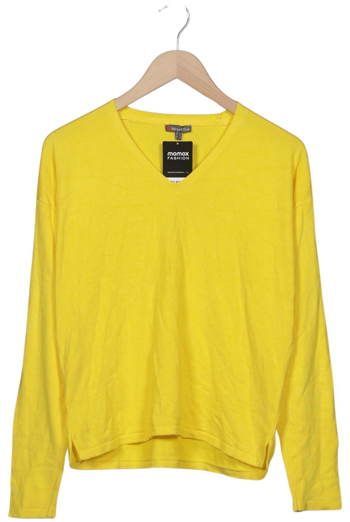 

Street One Damen Pullover, gelb, Gr. 36