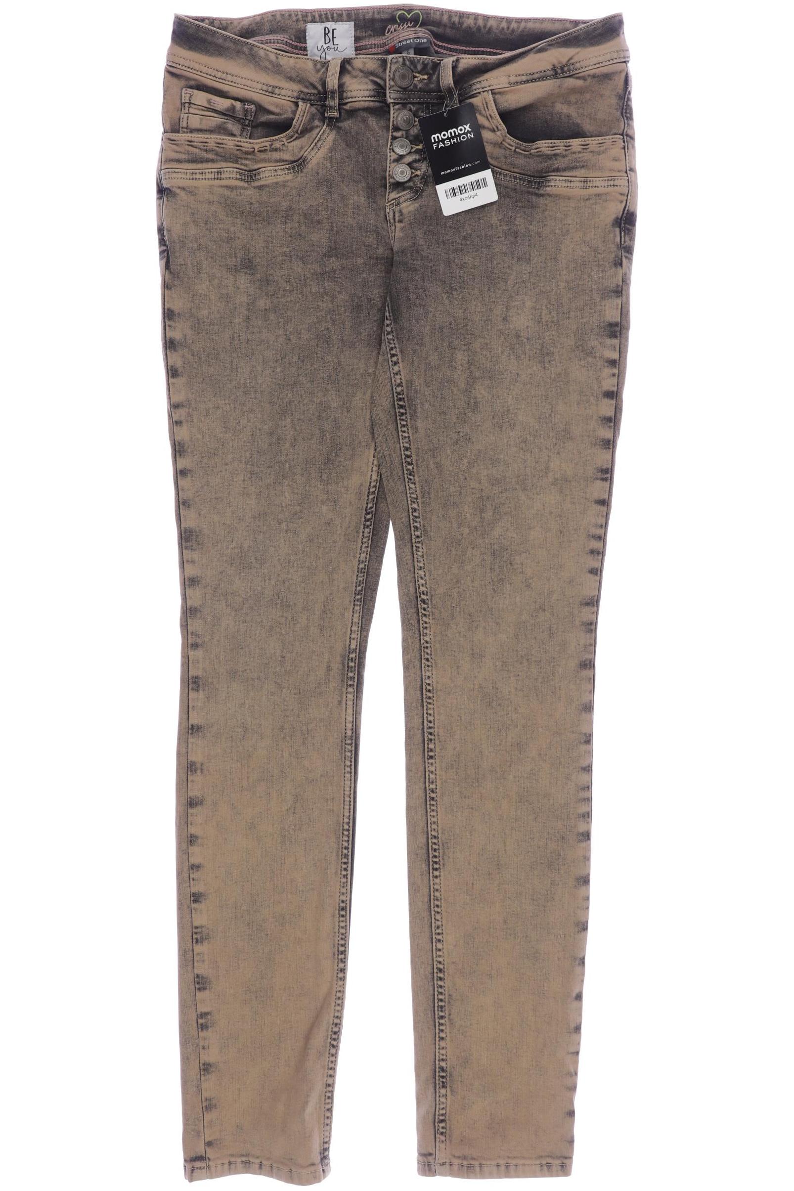 

Street One Damen Jeans, beige, Gr. 28