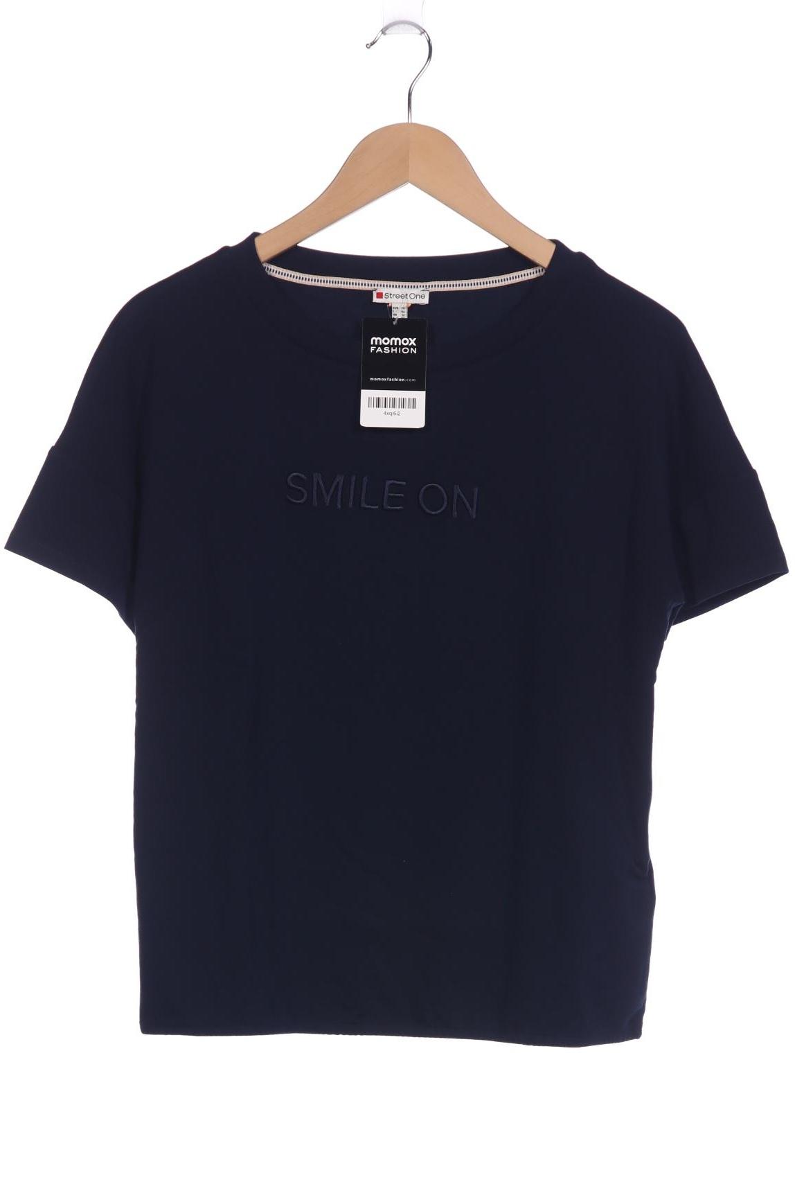 

Street One Damen T-Shirt, marineblau, Gr. 38