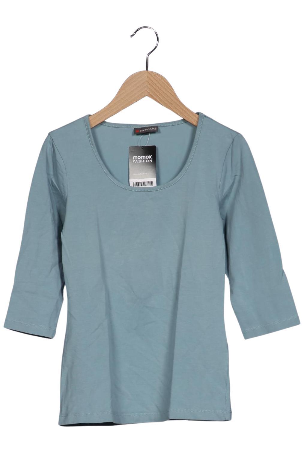 

Street One Damen Langarmshirt, hellblau, Gr. 34