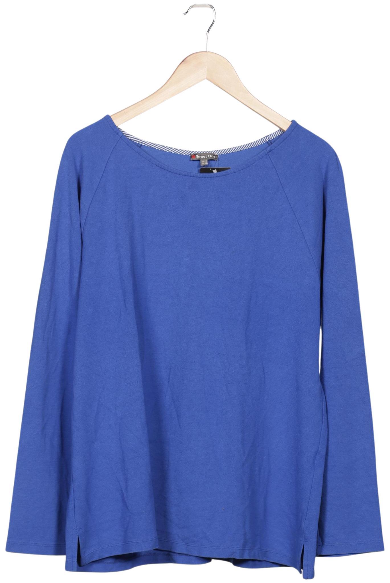 

Street One Damen Langarmshirt, blau, Gr. 46