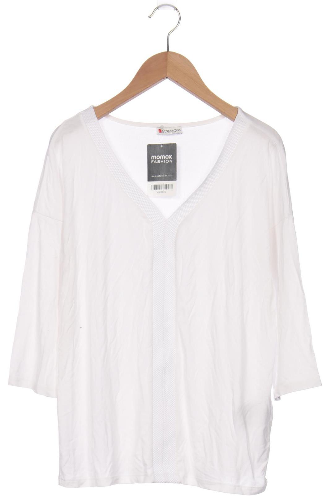 

Street One Damen Langarmshirt, weiß