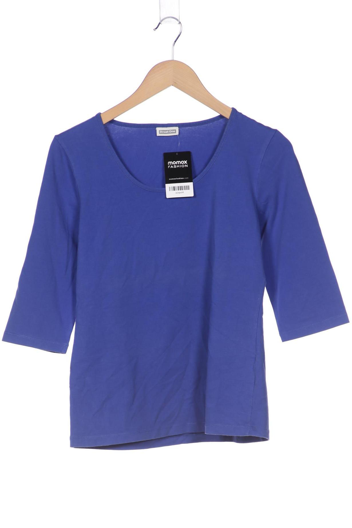 

Street One Damen Langarmshirt, blau, Gr. 42