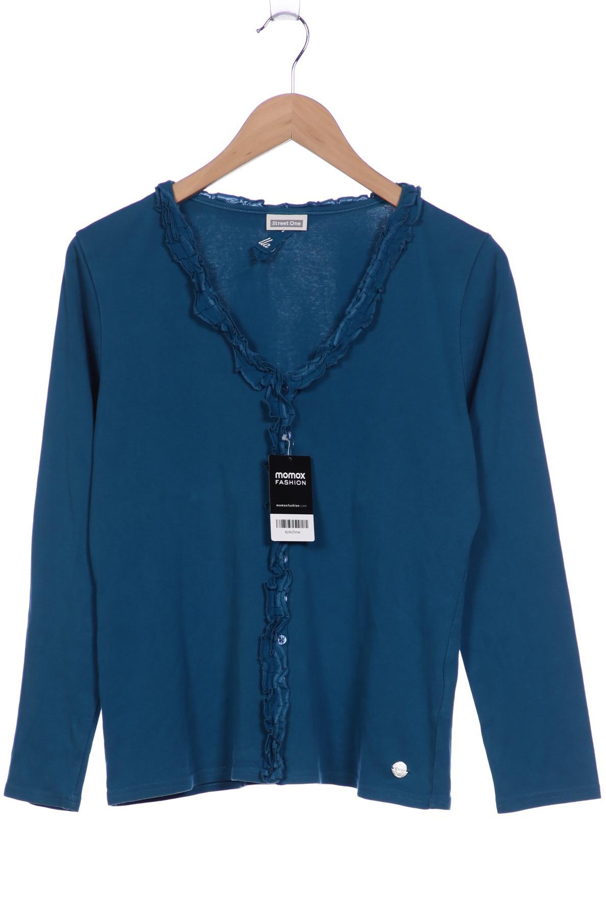 

Street One Damen Strickjacke, türkis, Gr. 42
