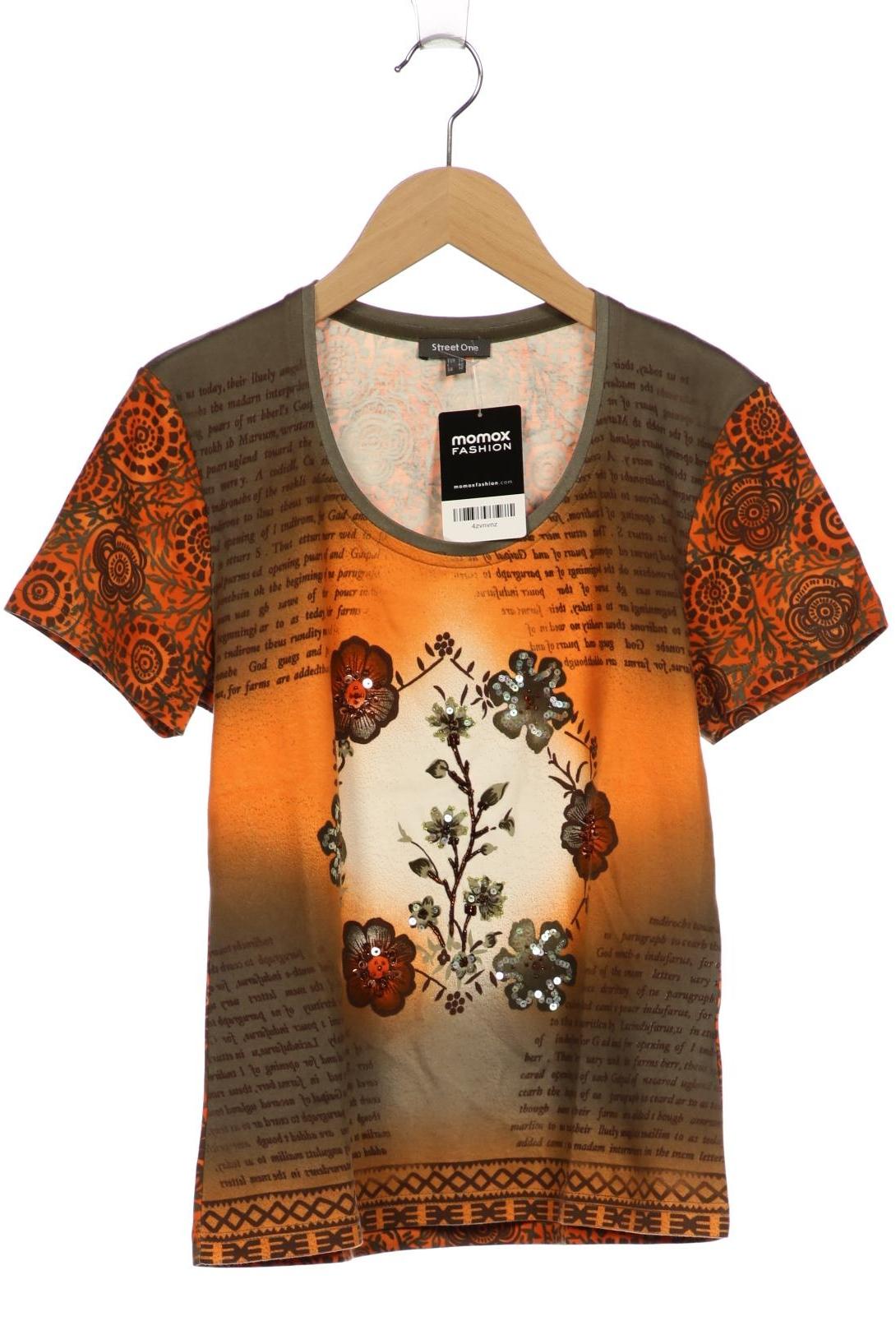 

Street One Damen T-Shirt, orange, Gr. 38