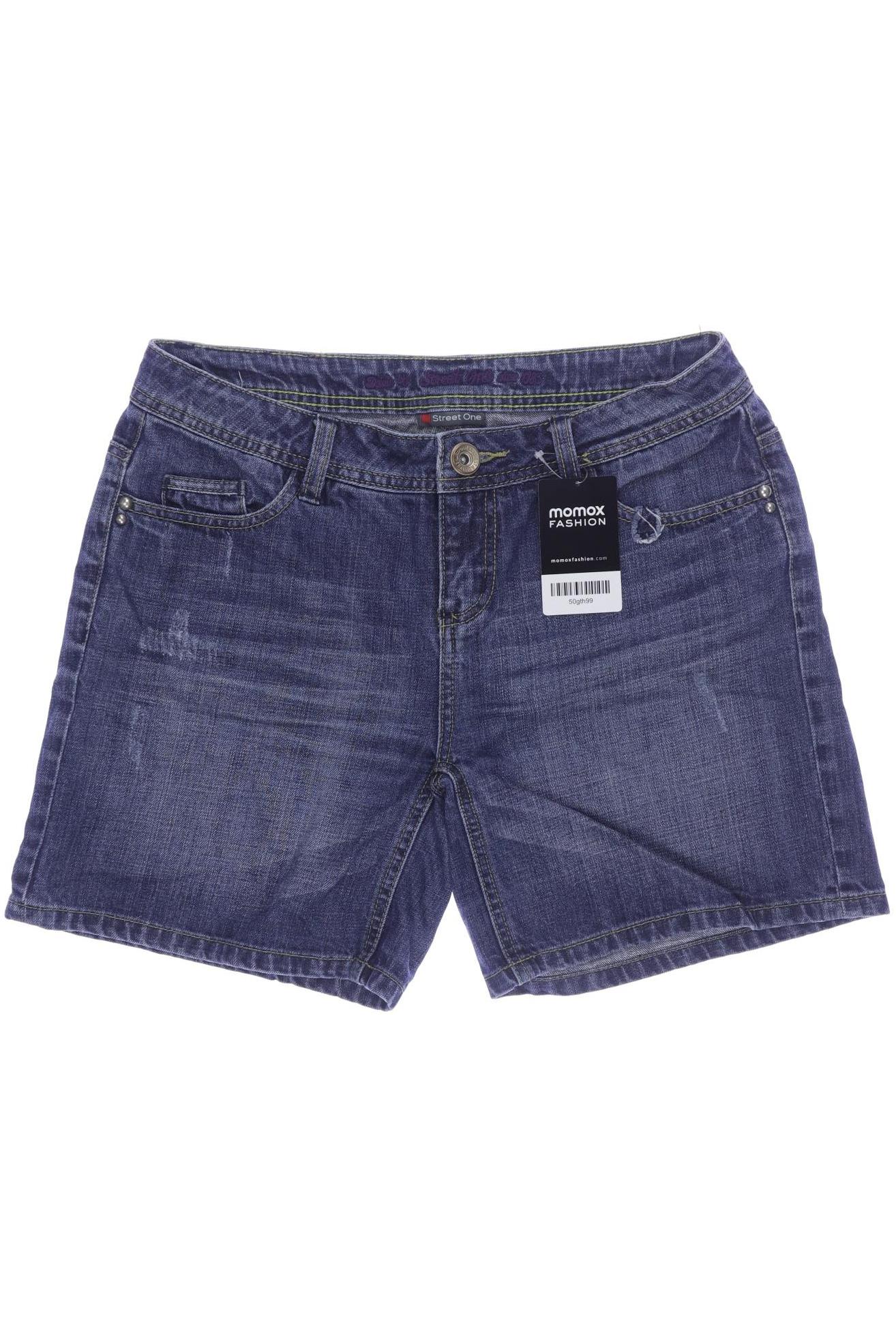 

Street One Damen Shorts, blau, Gr. 27