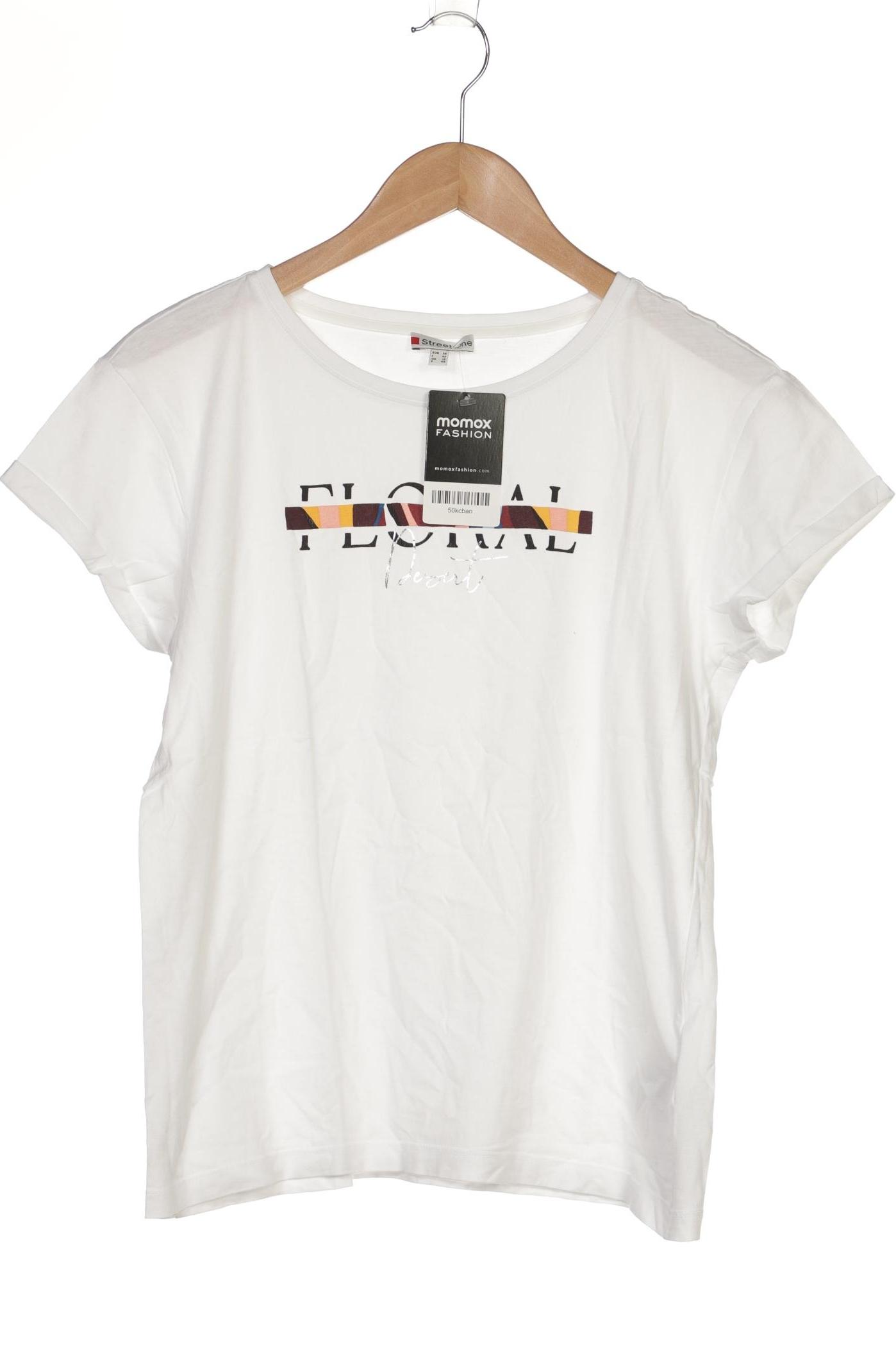 

Street One Damen T-Shirt, weiß, Gr. 38