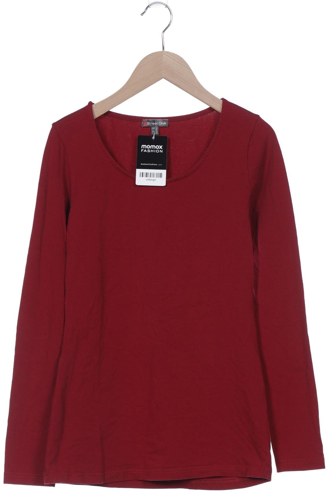 

Street One Damen Langarmshirt, rot, Gr. 36