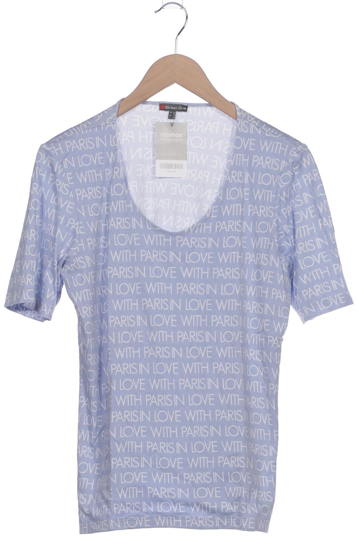 

Street One Damen T-Shirt, hellblau, Gr. 42