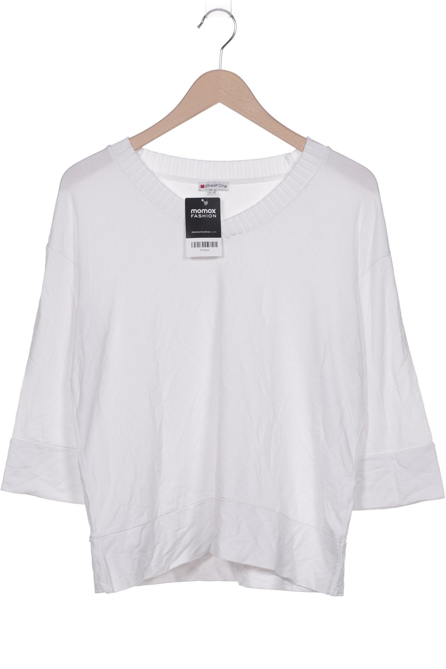 

Street One Damen Sweatshirt, weiß, Gr. 38