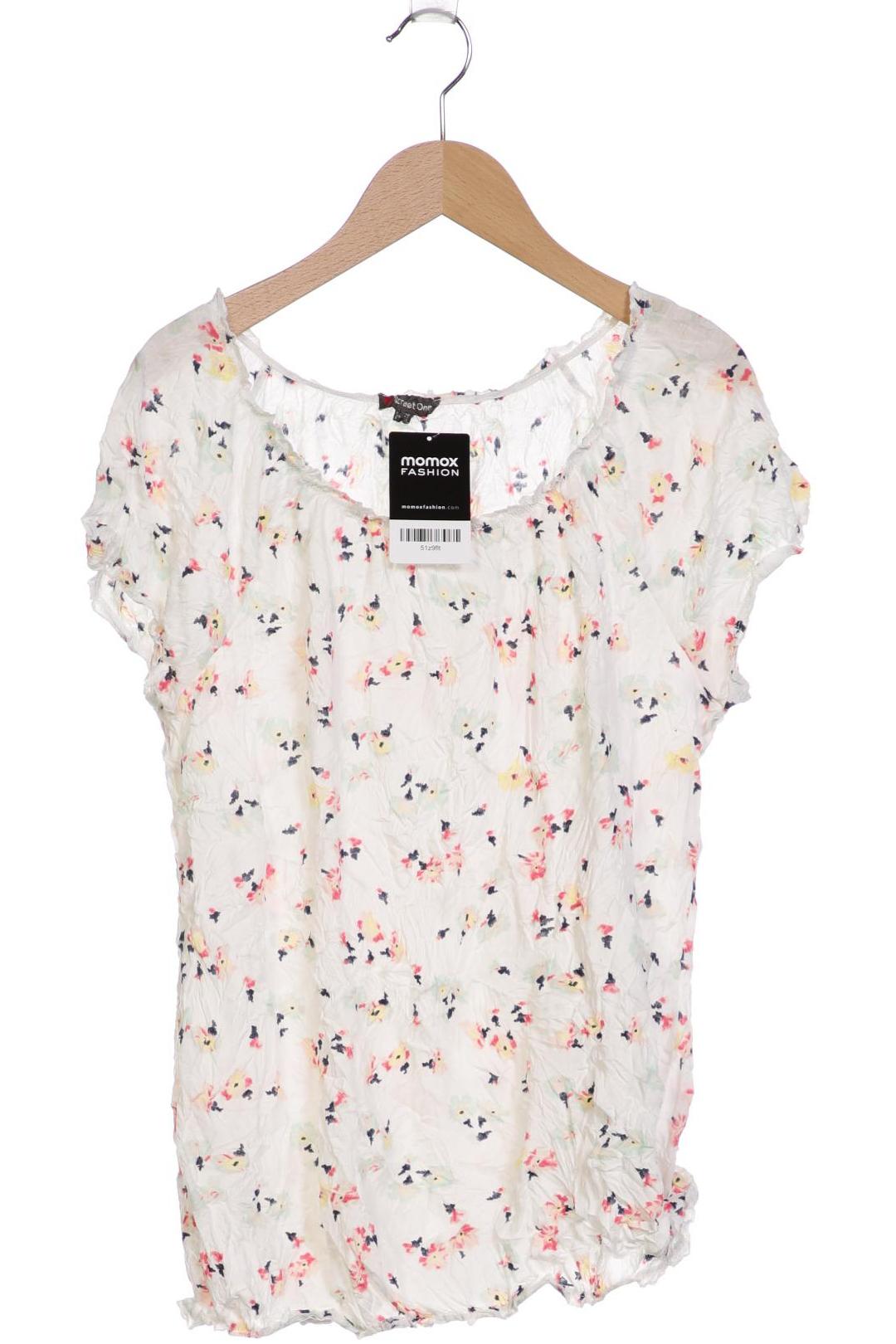 

Street One Damen T-Shirt, cremeweiß, Gr. 40