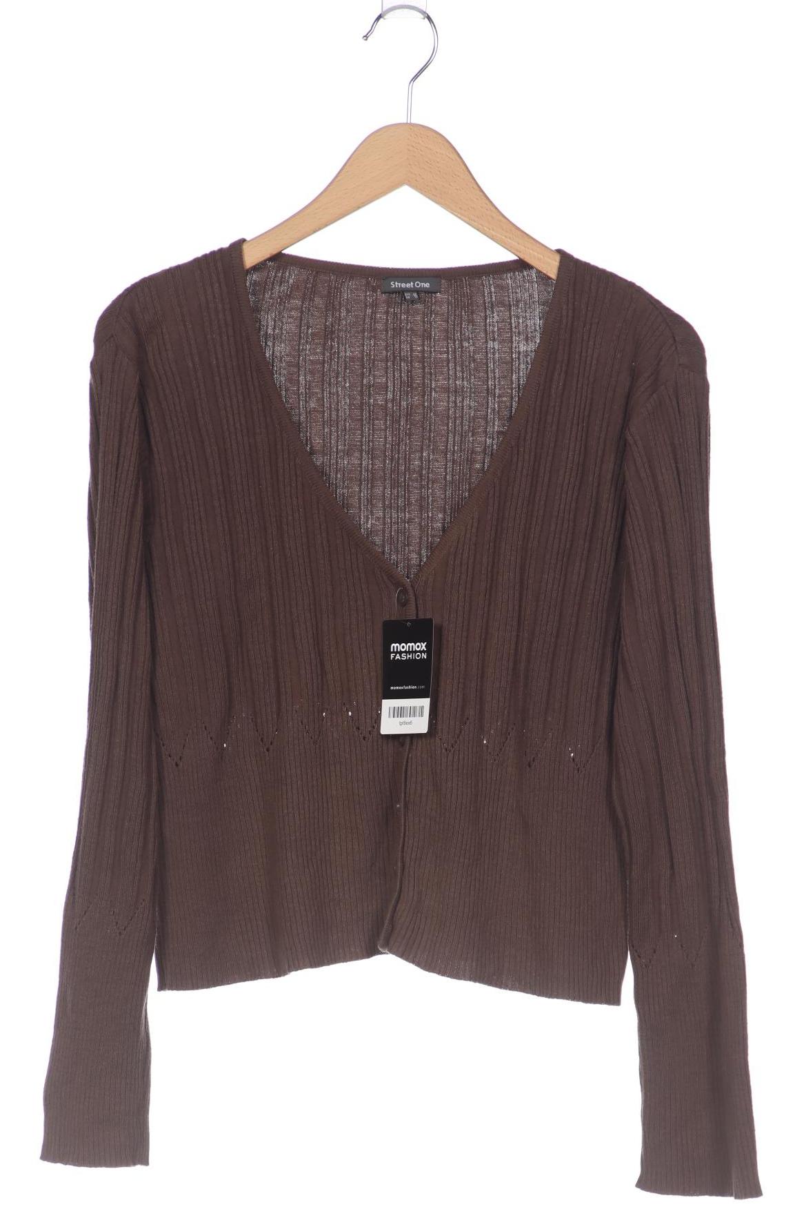 

Street One Damen Strickjacke, braun, Gr. 42
