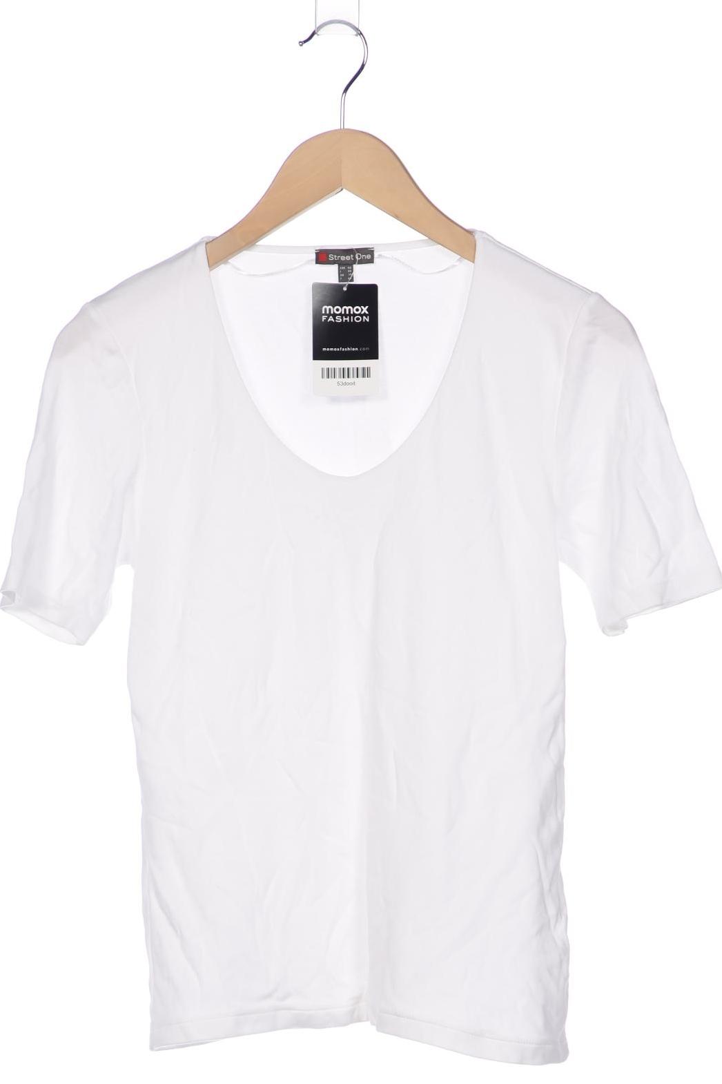 

Street One Damen T-Shirt, weiß, Gr. 40