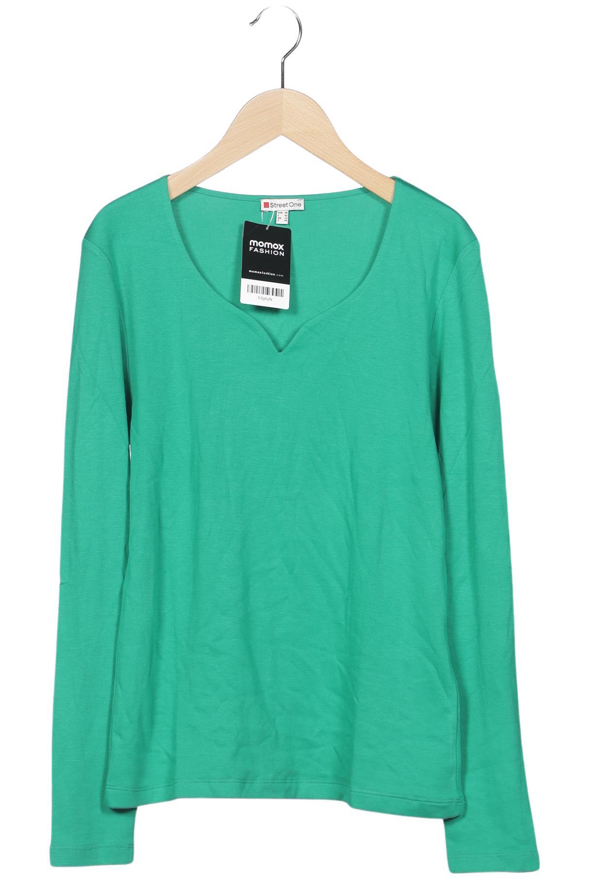 

Street One Damen Langarmshirt, grün, Gr. 38
