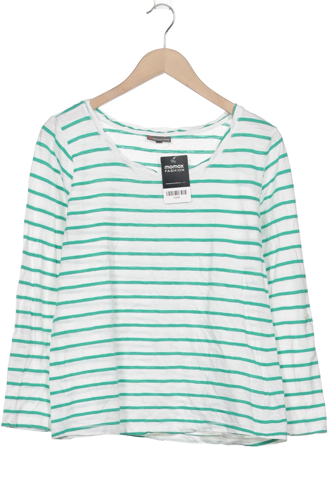 

Street One Damen Langarmshirt, weiß, Gr. 42