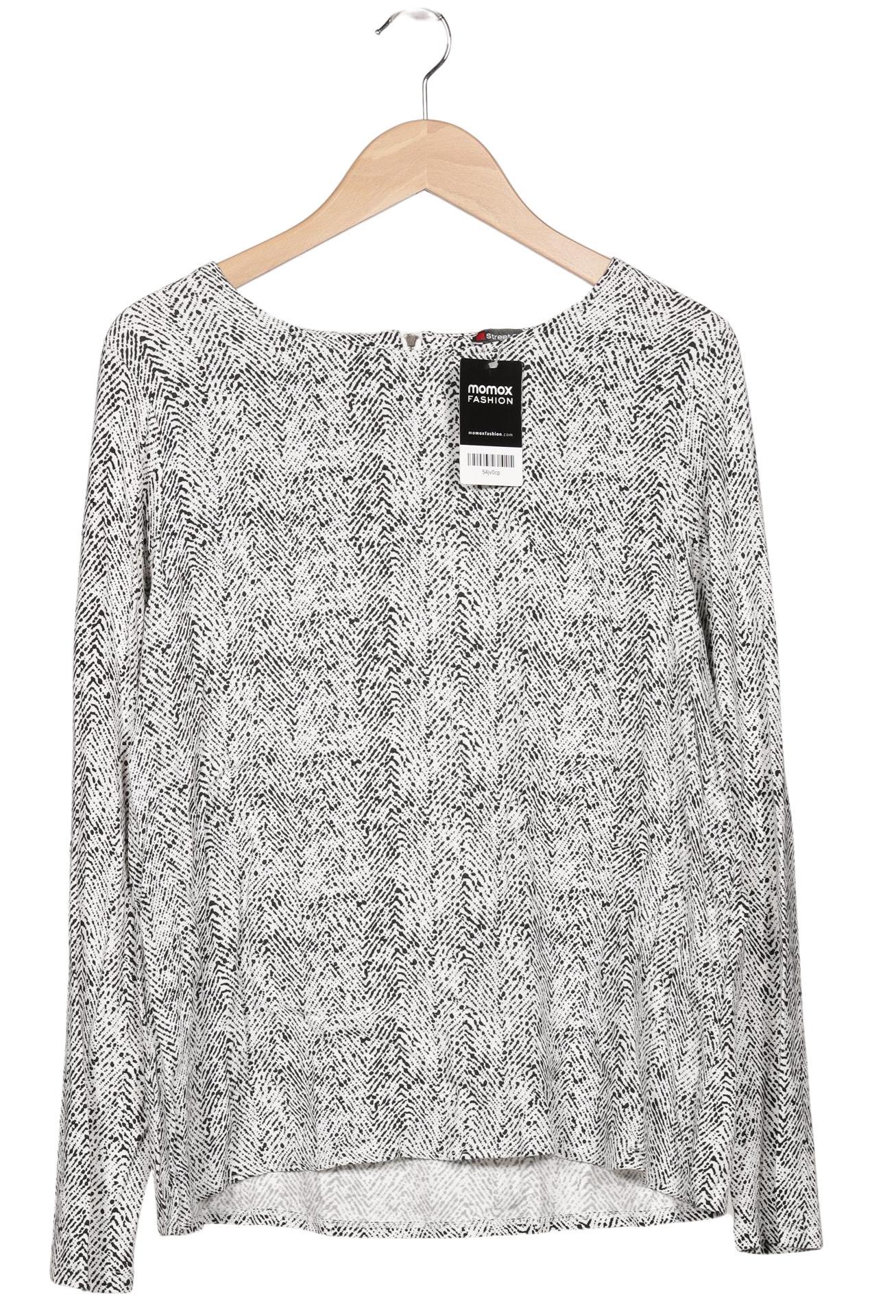 

Street One Damen Langarmshirt, weiß, Gr. 42