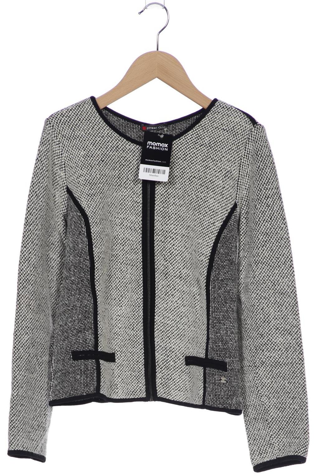 

Street One Damen Strickjacke, grau, Gr. 38