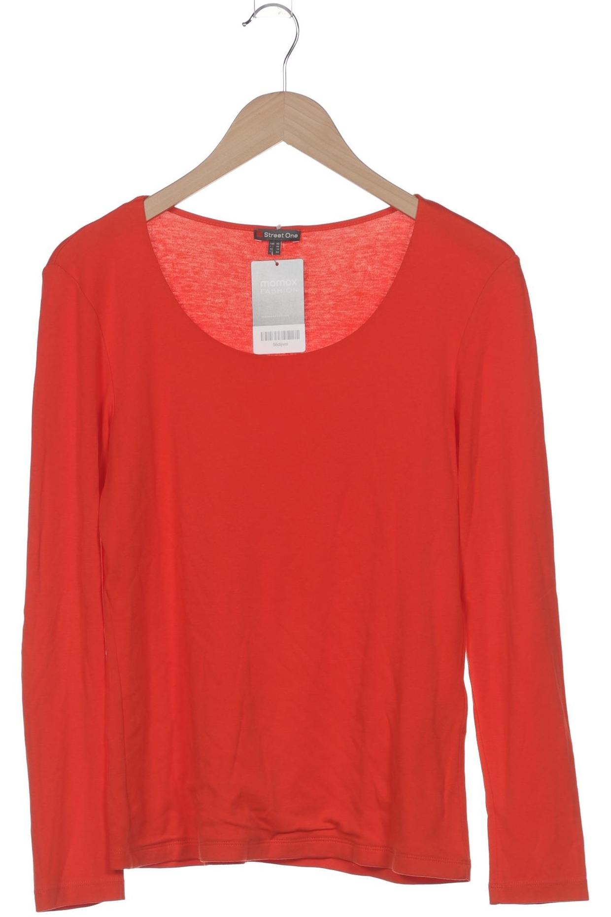 

Street One Damen Langarmshirt, rot, Gr. 40