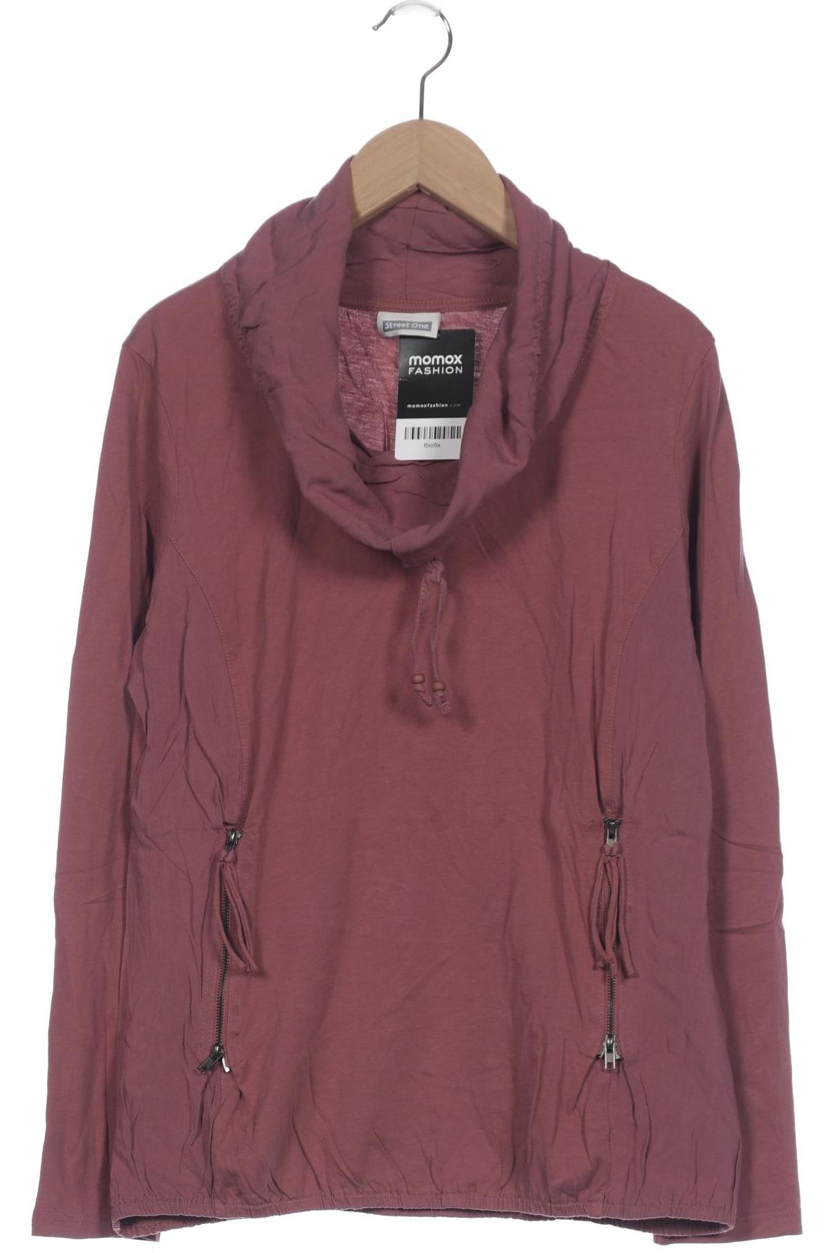 

Street One Damen Langarmshirt, bordeaux, Gr. 42
