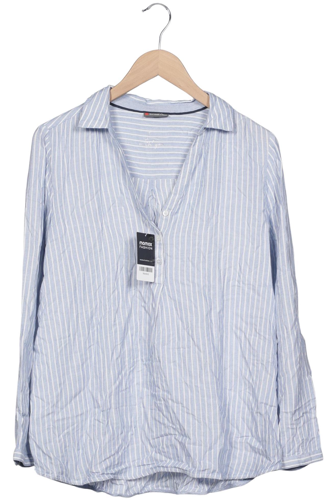 

Street One Damen Bluse, hellblau, Gr. 38