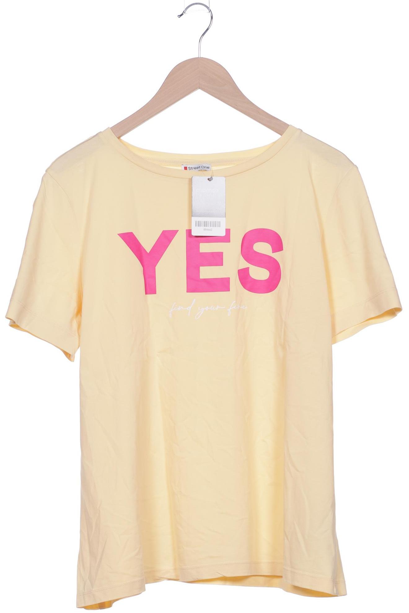 

Street One Damen T-Shirt, gelb, Gr. 46