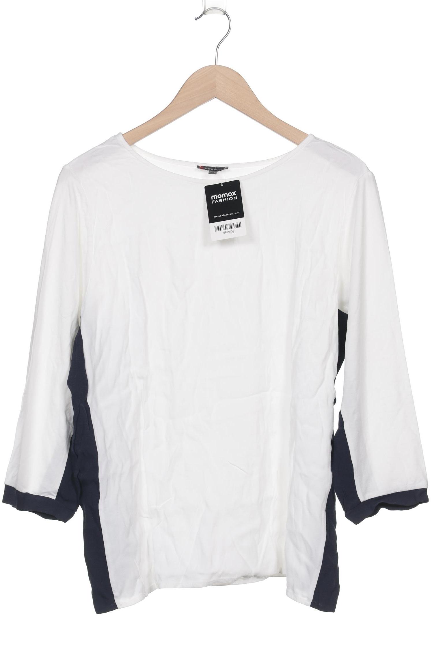 

Street One Damen Langarmshirt, weiß, Gr. 44