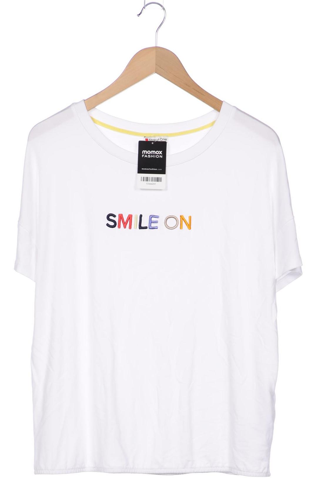 

Street One Damen T-Shirt, weiß, Gr. 40