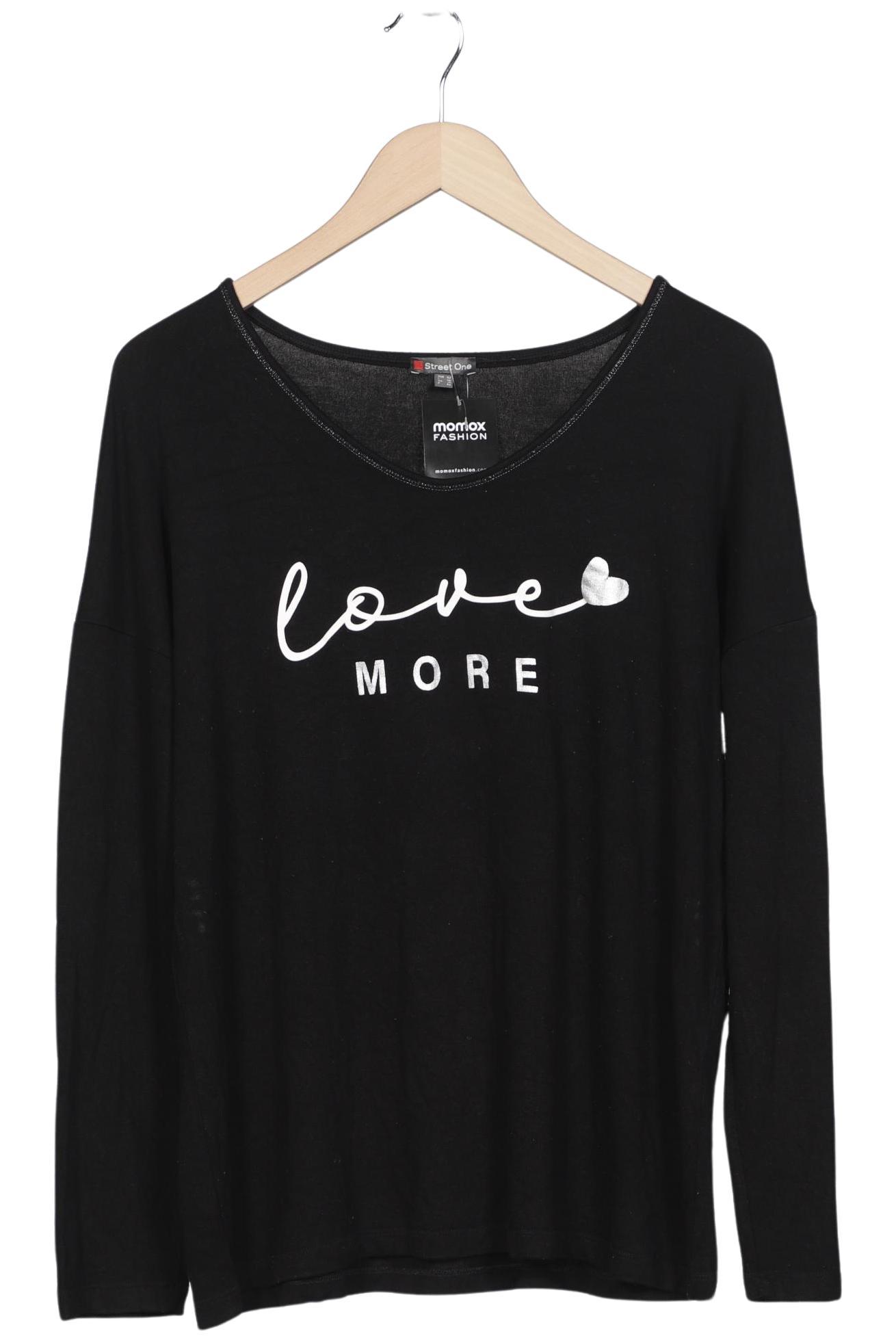 

Street One Damen Langarmshirt, schwarz, Gr. 42