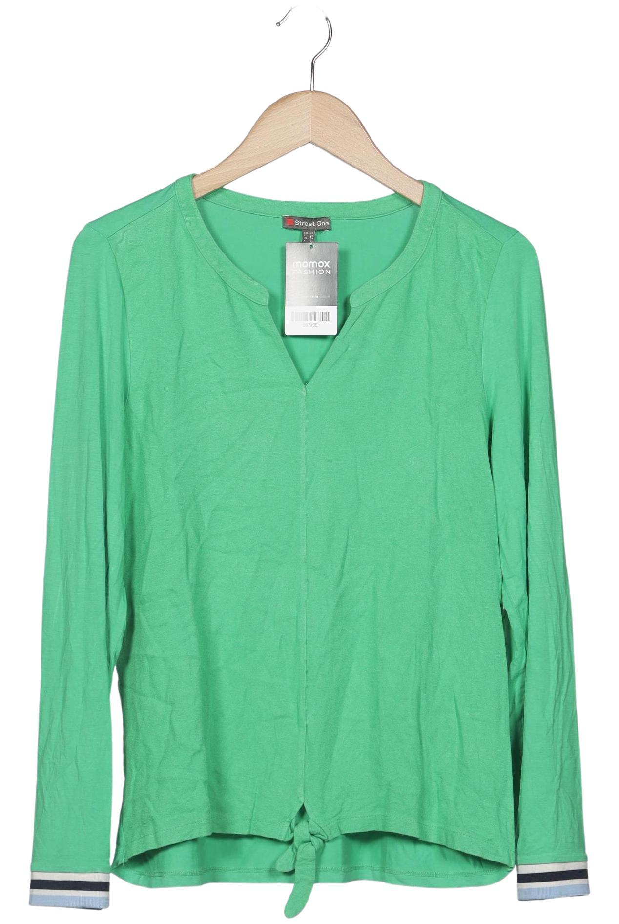 

Street One Damen Langarmshirt, grün, Gr. 40