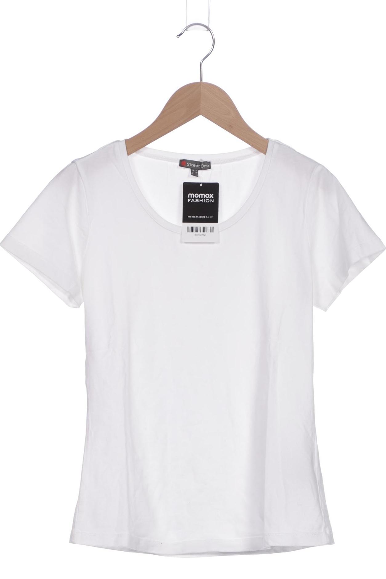 

Street One Damen T-Shirt, weiß, Gr. 36