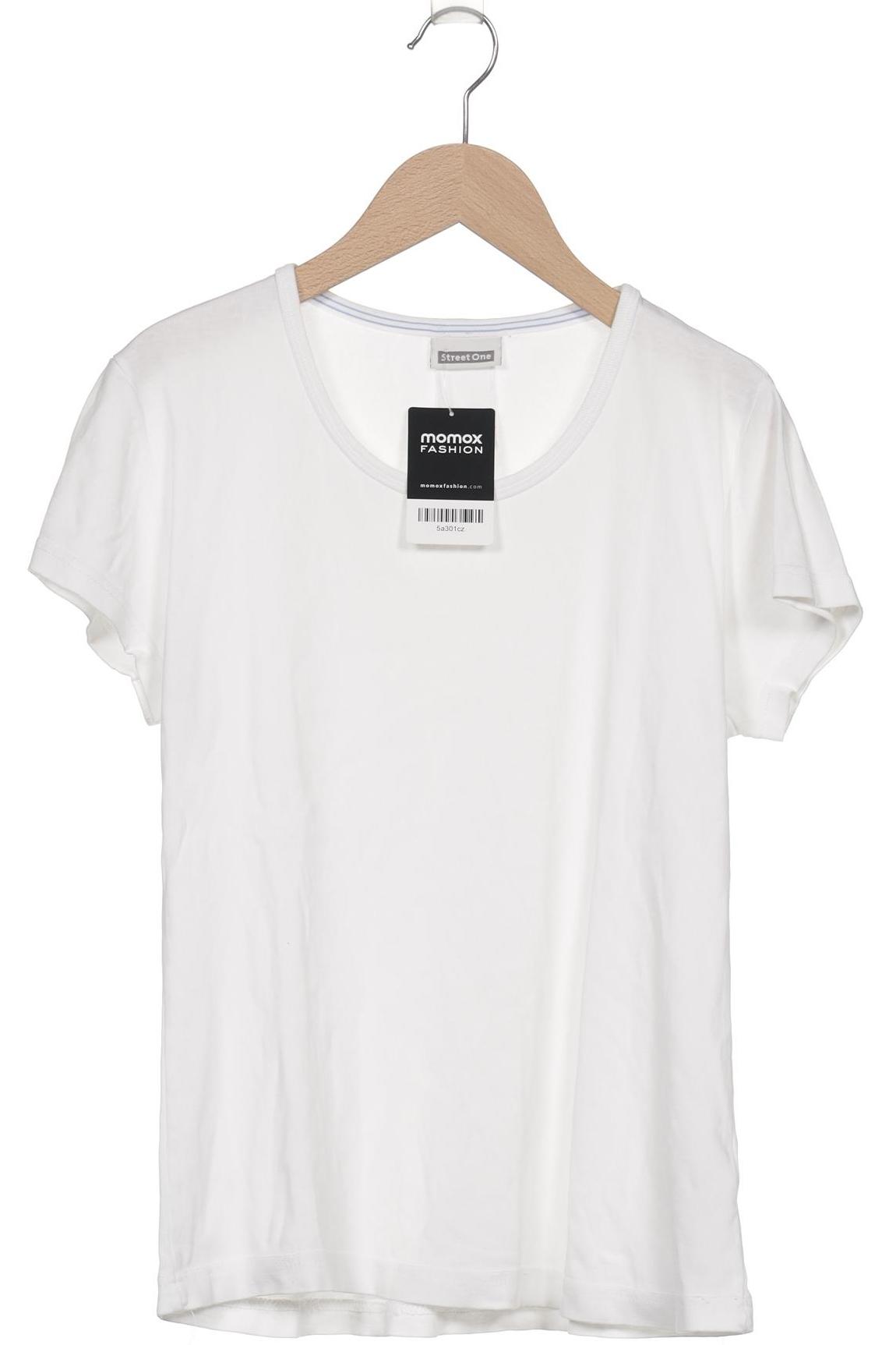 

Street One Damen T-Shirt, weiß, Gr. 40