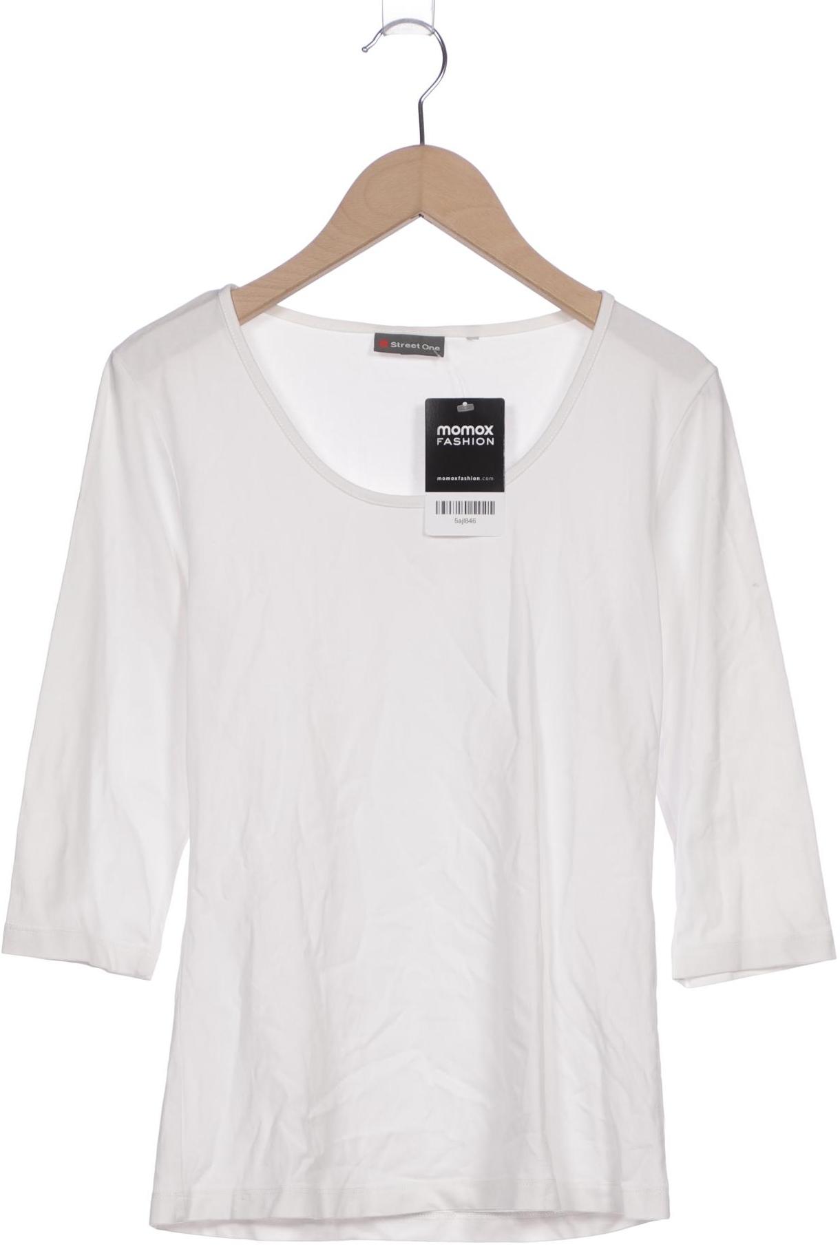 

Street One Damen Langarmshirt, weiß, Gr. 38