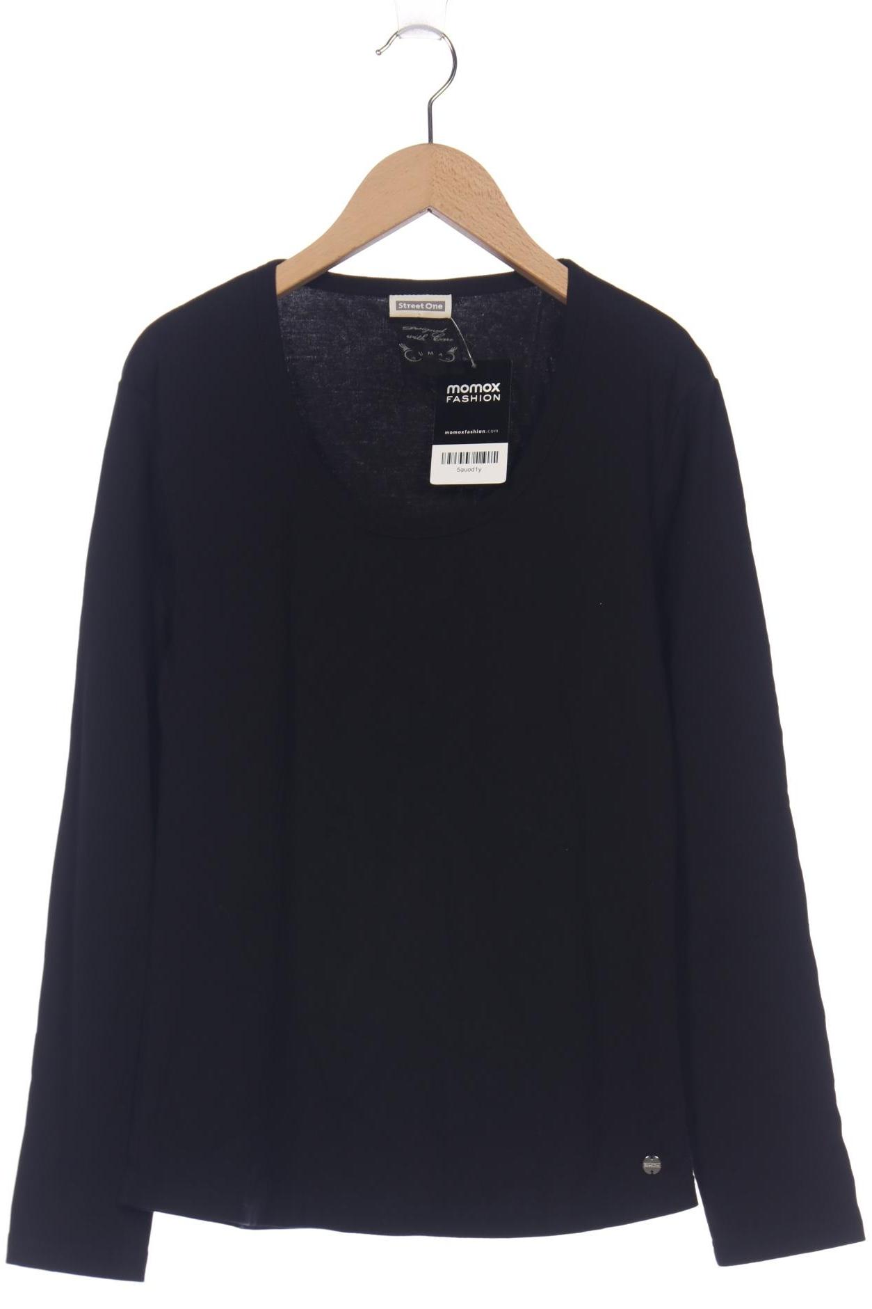 

Street One Damen Langarmshirt, schwarz, Gr. 42
