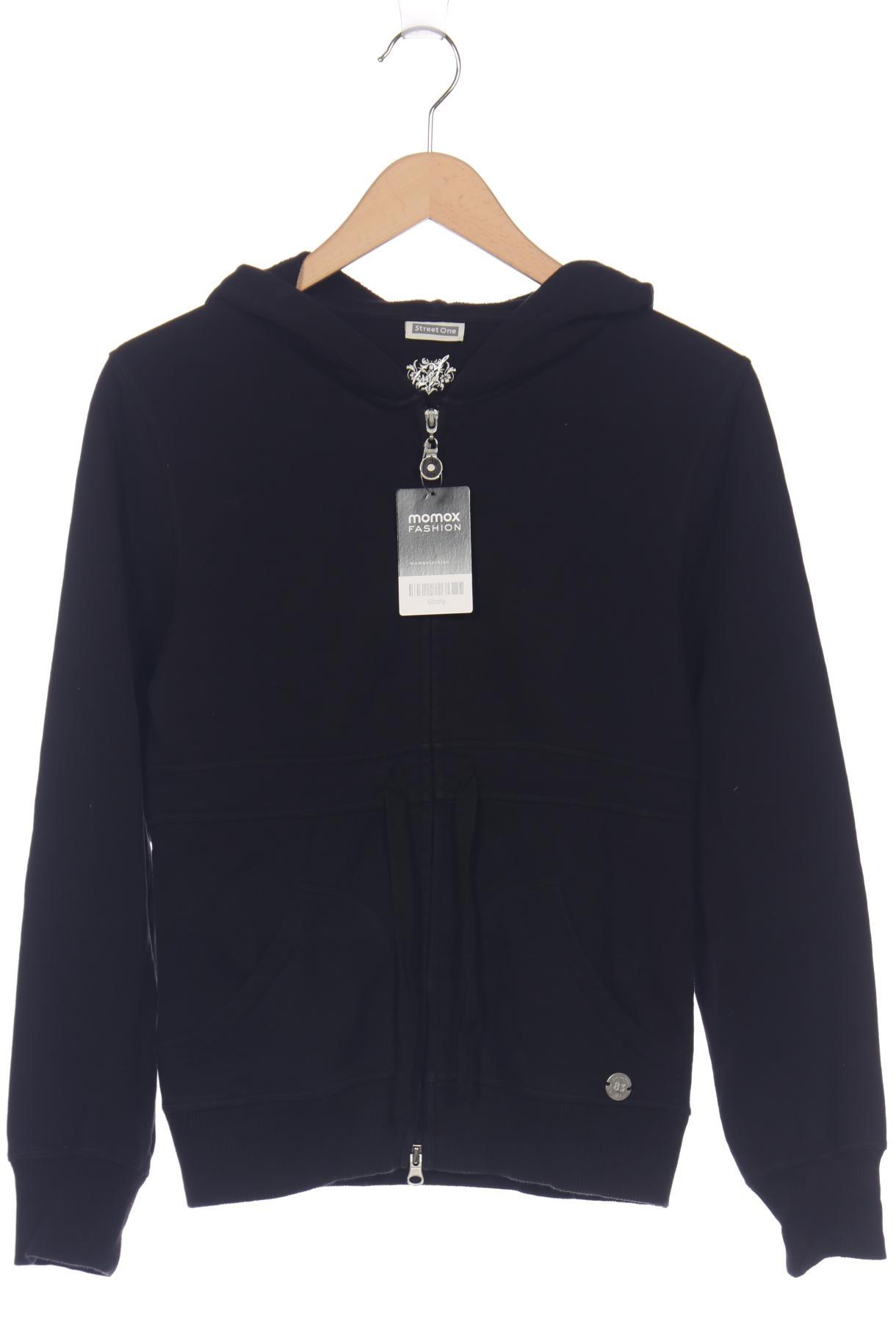 

Street One Damen Kapuzenpullover, schwarz, Gr. 38