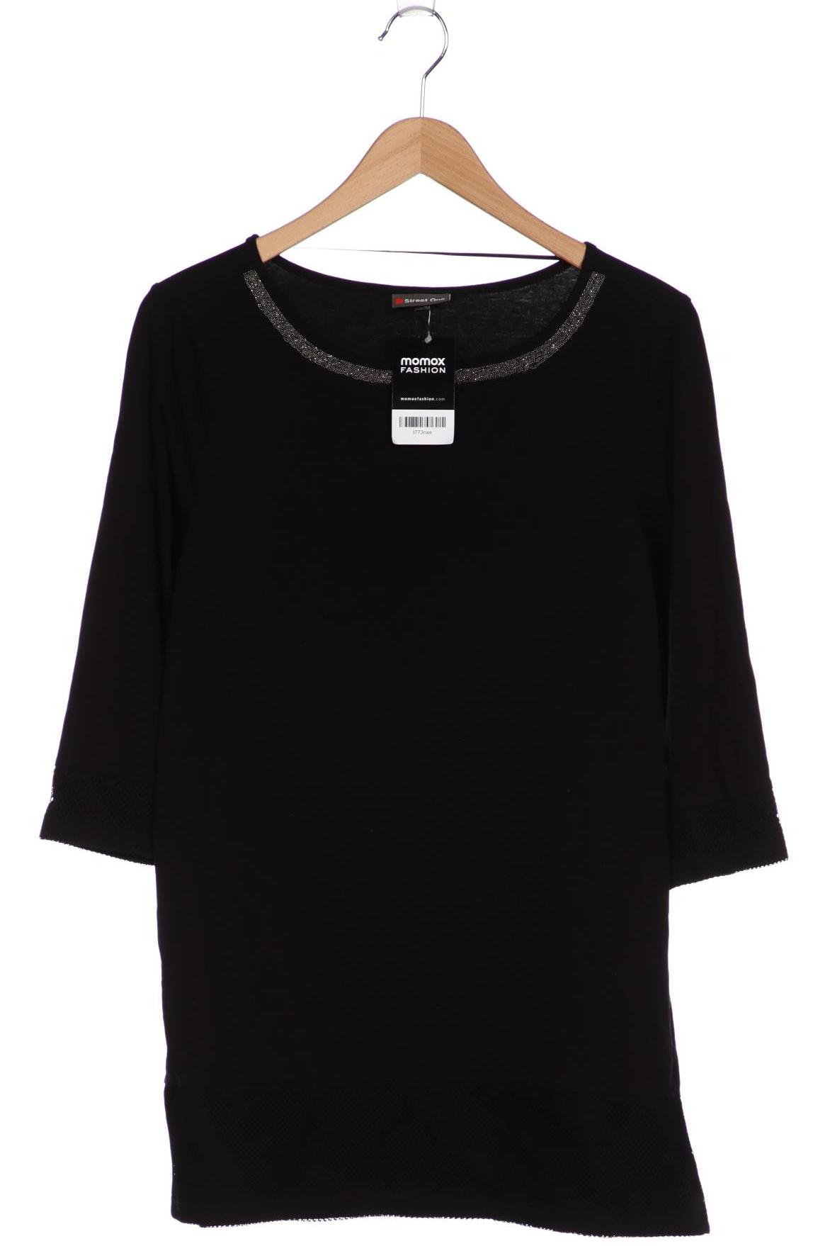 

Street One Damen Langarmshirt, schwarz, Gr. 40
