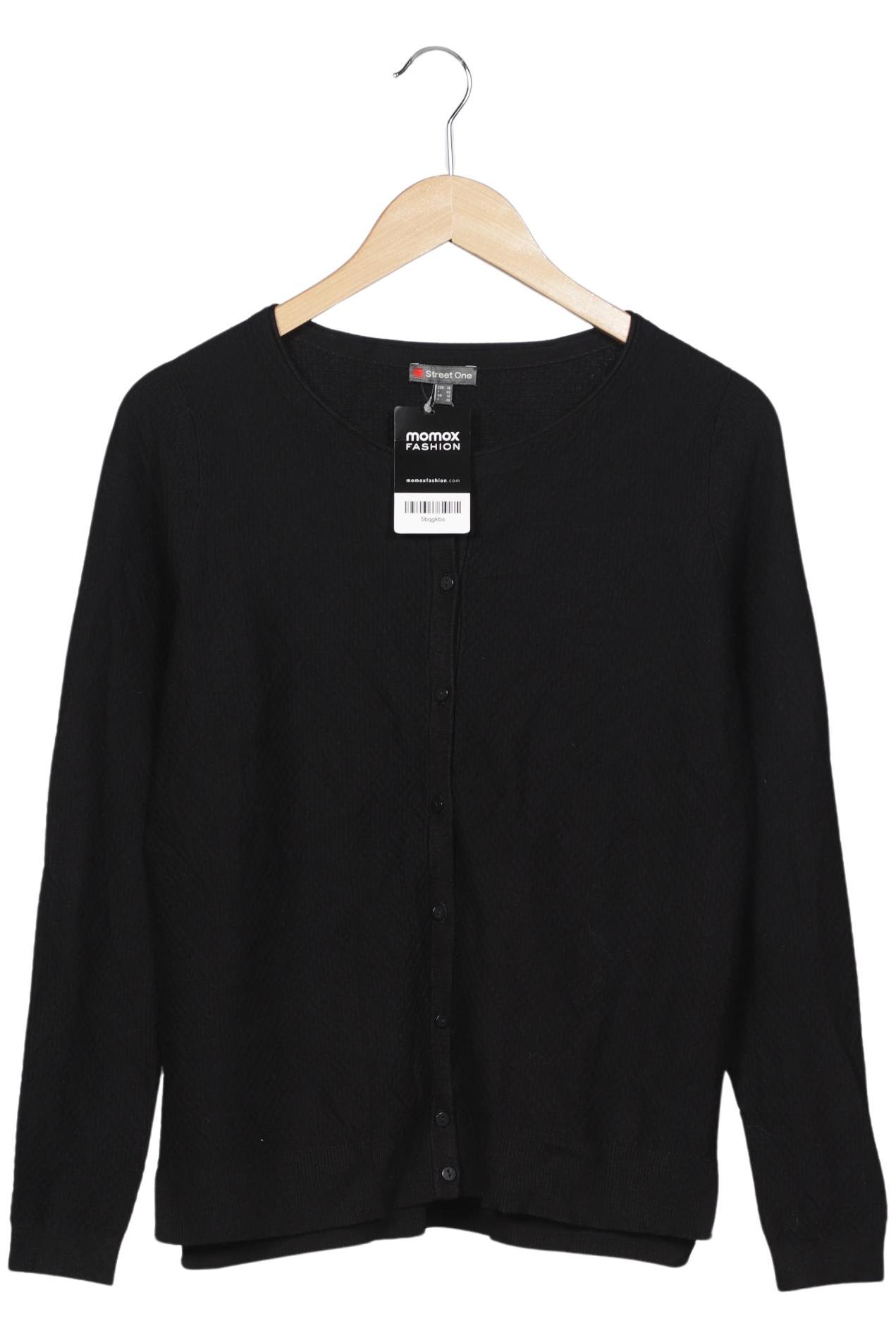 

Street One Damen Strickjacke, schwarz, Gr. 36