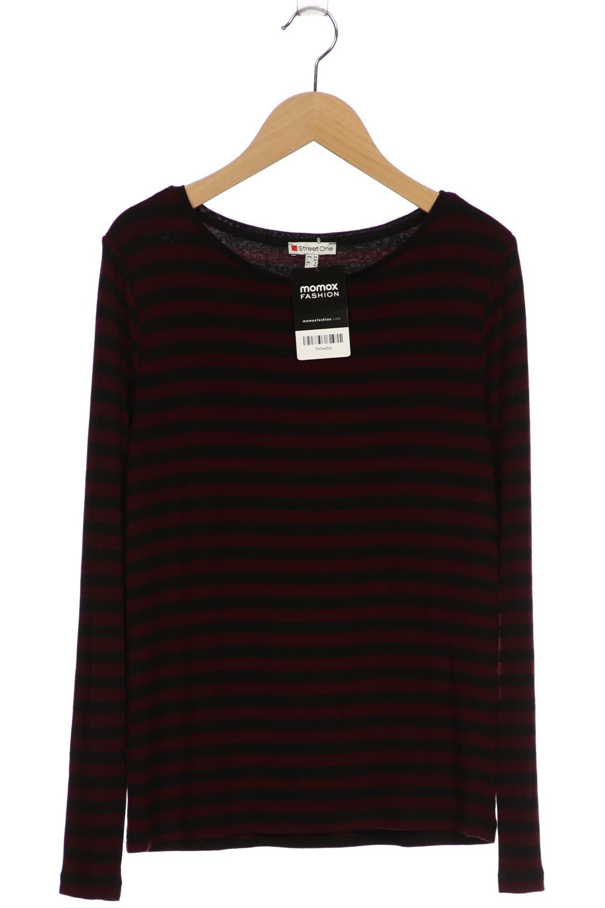 

Street One Damen Langarmshirt, bordeaux, Gr. 34