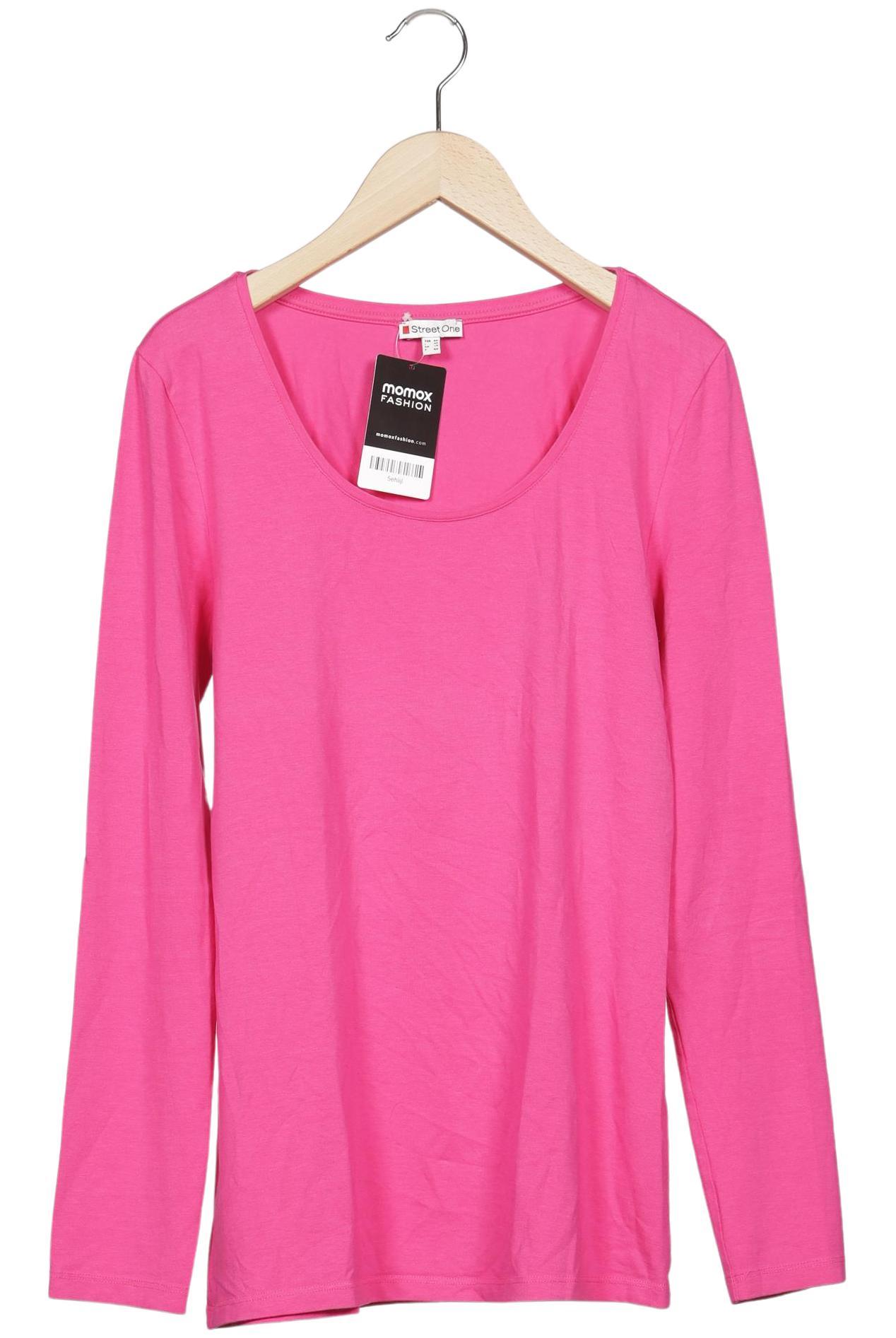 

Street One Damen Langarmshirt, pink, Gr. 40