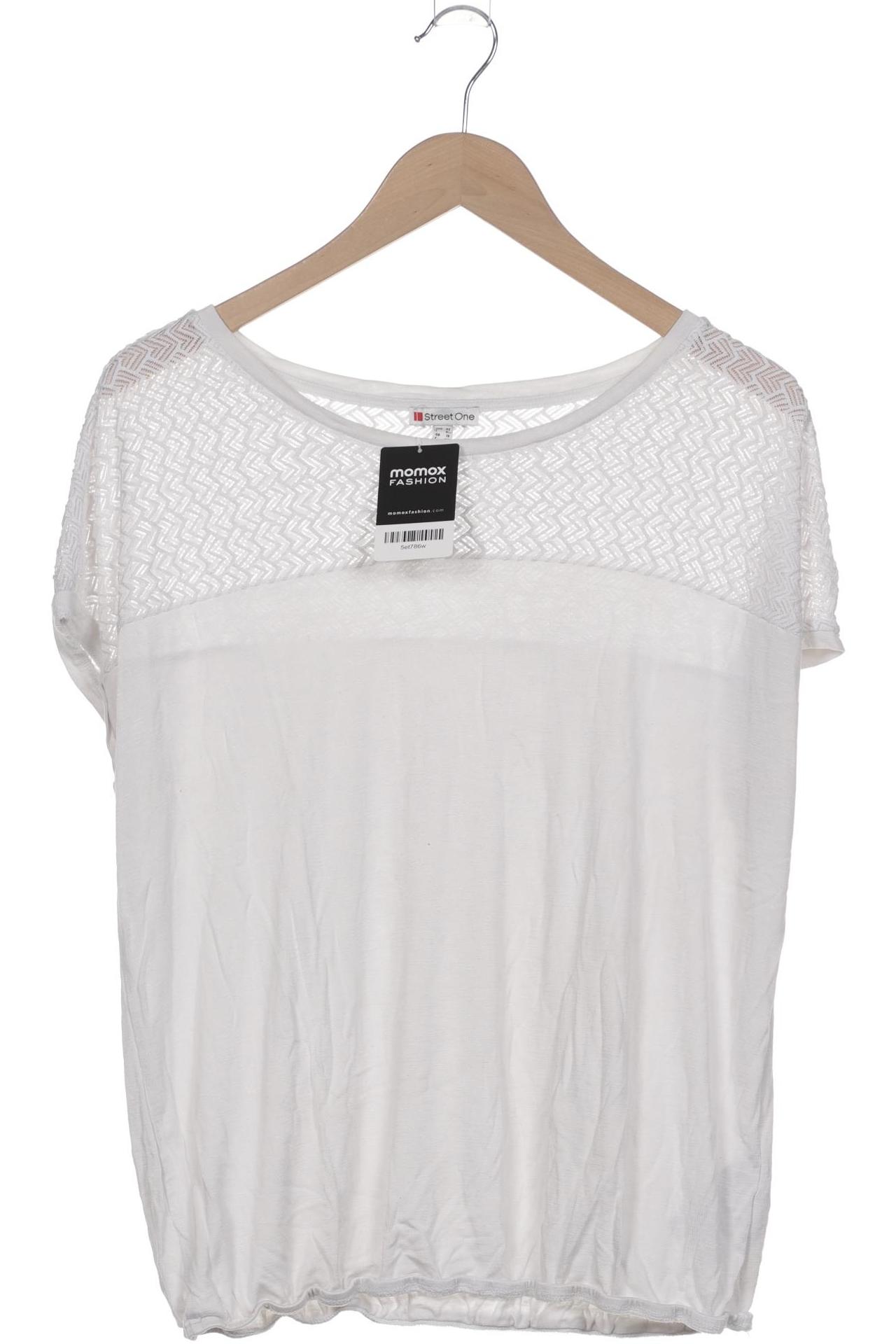 

Street One Damen T-Shirt, weiß, Gr. 42