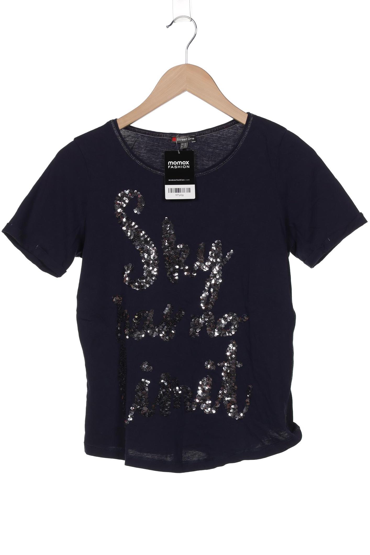 

Street One Damen T-Shirt, marineblau, Gr. 36